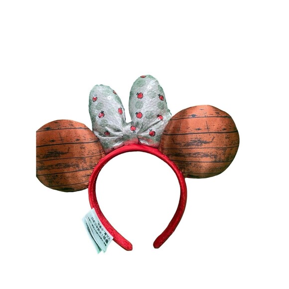 2021 Epcot Food & Wine Festival Minnie Mouse Ears Headband  Apple Orchard - Picture 10 of 16